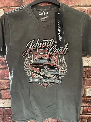 Buy Johnny Cash Size Medium Music T Shirt Slim Fit . • 19.99£