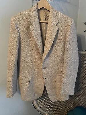 Buy Vintage 1950s Burton Tailored Harris Tweed Blazer Jacket 36r • 30£