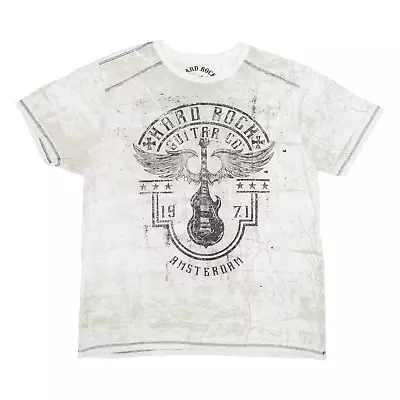 Buy HARD ROCK CAFE Amsterdam Mens T-Shirt White XL • 17.99£