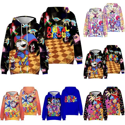Buy The Amazing Digital Circus Hoodies Boys Girls Long Sleeve Hooded Sweatshirt Top • 13.47£