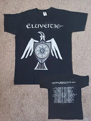 Buy Eluveitie 2014 Tour T-Shirt - Gildan Size M - Heavy Folk Metal - Ensiferum  • 14.99£