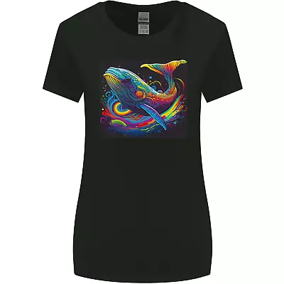 Buy A Colourful Fantasy Whale Womens Wider Cut T-Shirt • 9.99£