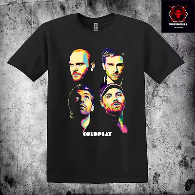 Buy Coldplay Pop Rock Band Tee Heavy Cotton Unisex Quality T-SHIRT S-3XL 🤘 • 24.02£