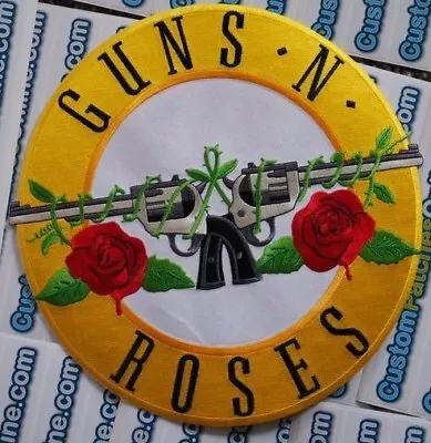 Buy Guns N' Roses Big Jacket 10x10 Embroidered Patch Rock N Roll • 31.69£