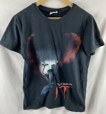 Buy IT Movie T Shirt Small S Black Horror Pennywise Official Licensed Stephen King • 12.95£