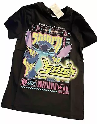 Buy Kids Disney Lilo And Stitch T-Shirt, Girls Stitch Top, Age 7-8Y • 10£