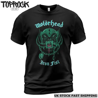 Buy Motörhead Pastel Warpig Iron Fist T-Shirt S-5XL Black Tee Rock Band Shirt Cotton • 16.98£