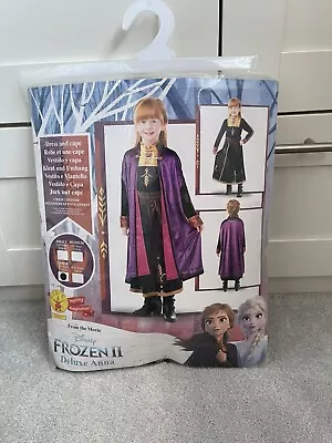 Buy Disney Frozen Anna Costume, 7-8 Years - New But Chain But On Purple Jacket Missi • 4.99£
