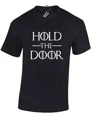 Buy Hold The Door Hodor Mens T Shirt Game Of Tyrion Khaleesi Thrones Jon Snow Crows • 7.99£