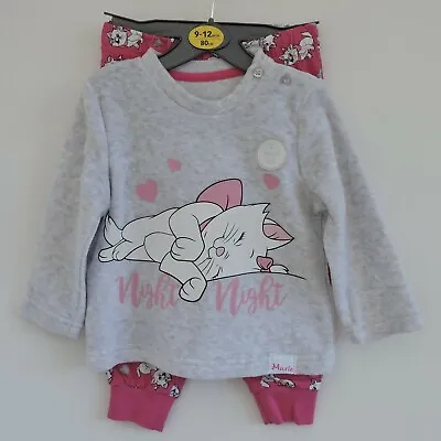 Buy Disney Aristocats Marie Baby Girls Pyjamas. Fleece Top Age 9-12m And 24-36m. NEW • 12.99£