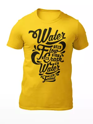 Buy Be Water My Friend - Motivational Quote Men's T-Shirt - Women's T-Shirt Top  • 9.99£