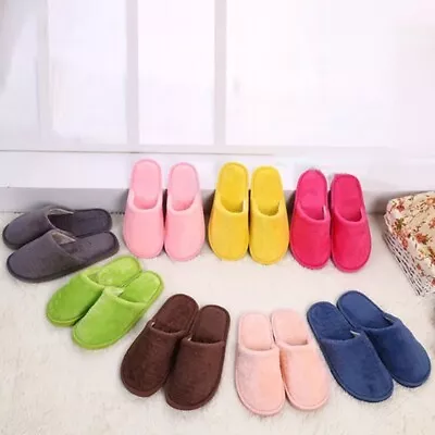 Buy Stay Comfy And Trendy With Baotou Couple's Plush Slippers Perfect For Winter • 10.13£