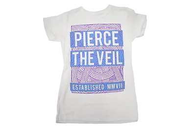 Buy Pierce The Veil Juniors Established MMVII White Tee Shirt New XS-3XL • 9.44£