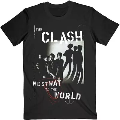 Buy Officially Licensed The Clash Westway To The World Mens Black T Shirt The Clash • 14.50£