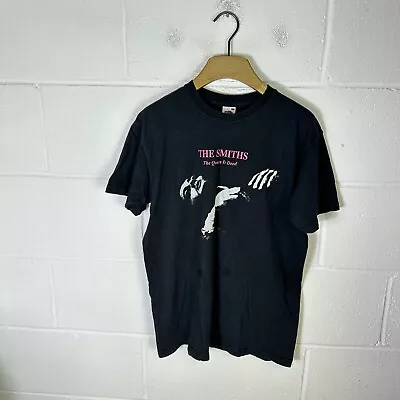 Buy Vintage The Smiths Shirt Mens Medium Black 2004 The Queen Is Dead Morrissey Y2K • 43.95£