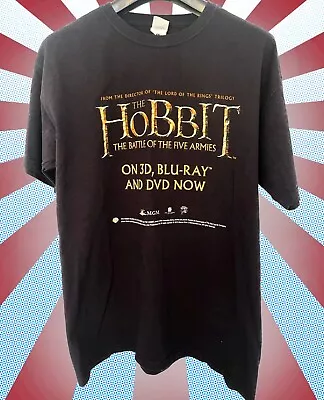 Buy RARE! The Hobbit Battle Of The Five Armies DVD T-shirt, Large • 39.99£