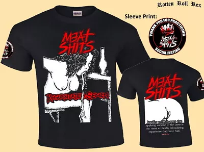Buy MEAT SHITS - Regurgitated Semen - T-Shirt ( Anal Cunt, Seven Minutes Of Nausea) • 16.43£