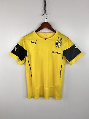 Buy Vintage Puma Borussia Dortmund Home Jersey T-Shirt Size S • 23.33£