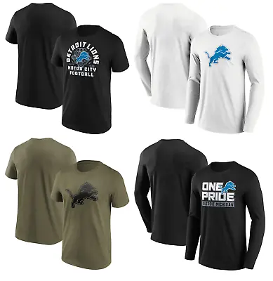 Buy Detroit Lions NFL T-Shirt Men's American Football Fanatics Top - New • 14.99£
