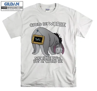Buy Winnie The Pooh Eeyore T-shirt Sad Quote T Shirt Men Women Unisex Tshirt 3837 • 11.95£