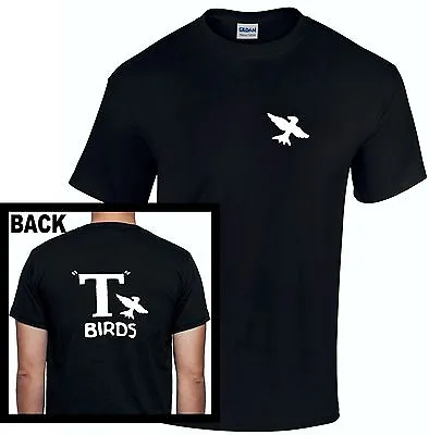 Buy T Birds T-Shirt Grease John Travolta Top Bird Men Kids  Rydell High 80s Retro • 9.99£