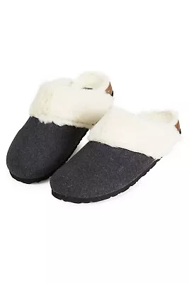 Buy Dunlop Comfy Memory Foam Indoor Outdoor Super Soft Fluffy Slippers For Women • 10.49£