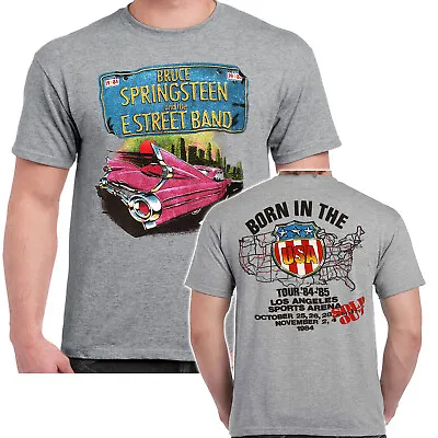 Buy Bruce Springsteen Pink Cadillac T Shirt Official  The Boss Classic Rock Tour NEW • 15.94£
