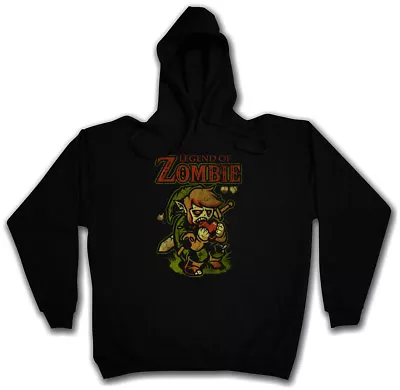 Buy LEGEND OF ZOMBIE HOODIE SWEATSHIRT Fun Zombie Heart Eating The Game Dead Zelda • 40.79£