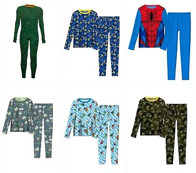 Buy ClimateRight Boy's Poly Spandex Pick Theme 2pc Top & Pants Thermal Underwear Set • 10.95£