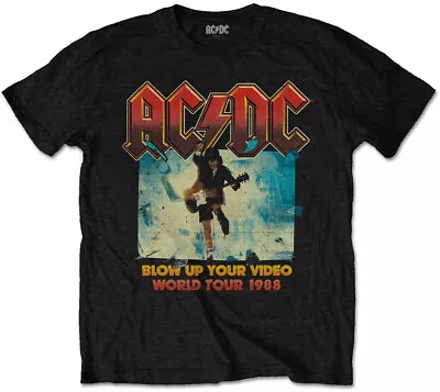 Buy AC/DC Blow Up Your Video Black Kids T-Shirt OFFICIAL • 15.19£