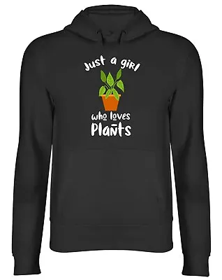 Buy Plant Hoodie Mens Womens Just A Girl Who Loves Plant Top Gift • 17.99£