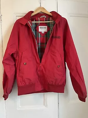 Buy Vintage Nintendo 1989 Employee Staff Jacket Red Plaid Lining Size L • 280£