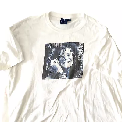 Buy Janis Joplin T-shirt Size 2XL Unisex White VGC - Music Concert Band Merch 📩💥 • 11.16£