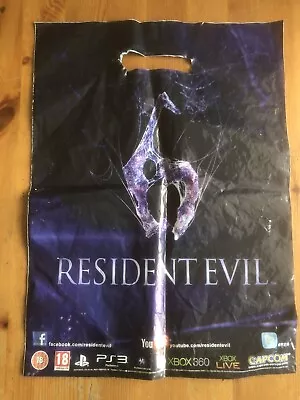 Buy Resident Evil Carrier Bag 2012 Capcom Xbox PlayStation Film Memorabilia • 4.99£