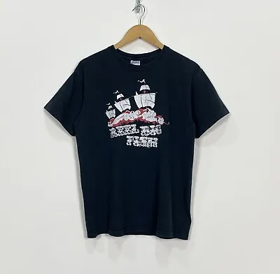 Buy Reel Big Fish 2007 Tour T-shirt Mens Size M Black Rock Band Gilsan Merch Vintage • 30£
