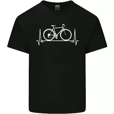 Buy Cycling Heart Beat ECG Bike Bicycle Cyclist Mens Cotton T-Shirt Tee Top • 10.98£