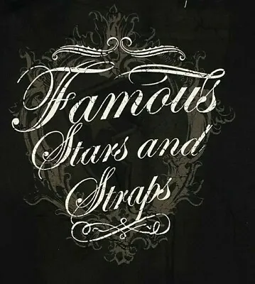 Buy Famous Stars & Straps Ladies Fitted Top Tshirt Black 4 • 19.99£