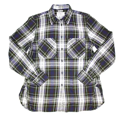 Buy Denim Supply Ralph Lauren Women's RL Utility Tartan Plaid Cotton Flannel Shirt M • 7.70£