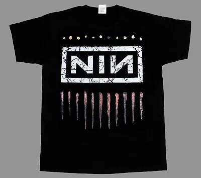 Buy NINE INCH NAILS NIN LOGO Rock S-XXL SHORT - LONG SLEEVE NEW BLACK T-SHIRT • 19.19£
