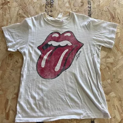 Buy The Rolling Stones T Shirt White Extra Small XS Mens H&M Music Band Graphic • 8.99£