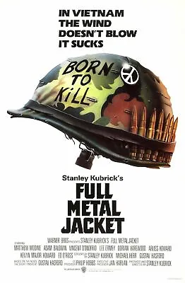 Buy Full Metal Jacket  Film Metal Sign Retro Vintage Bar Pub Garage Poster Wall & • 4.75£