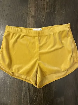 Buy Yellow Hollister Sleep Shorts Pajamas Size M • 18.90£
