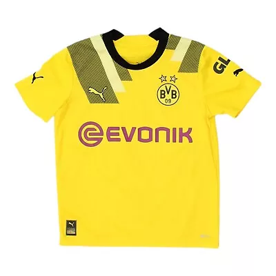 Buy Borussia Dortmund 2022-23 Puma Boys Cup Home Shirt | Football Kids Sportswear • 30£