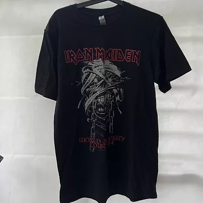 Buy Iron Maiden - World Slavery Tour 1984 - 85 Official Licensed T-Shirt Size Medium • 19.99£