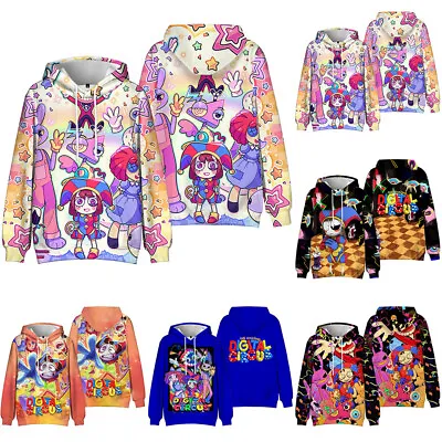 Buy Kid Boys Girls The Amazing Digital Circus Hoodies Hooded Long Sleeve Sweatshirts • 7.78£