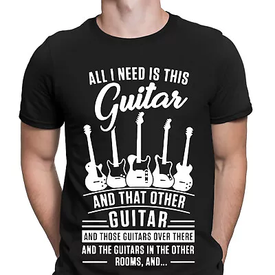 Buy All I Need Is Guitar Guitarist Music Lover Gift Musical Mens T-Shirts Tee Top#D6 • 9.99£