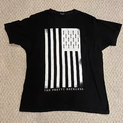 Buy The Pretty Reckless Cross Flag Unisex Band Tour T Shirt Size Large • 21.79£