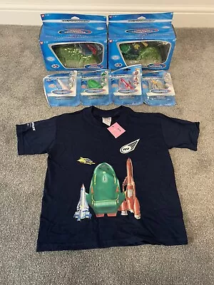 Buy Thunderbirds Tracy Island, Individual Vehicles And Children’s T-shirt Bundle • 80£