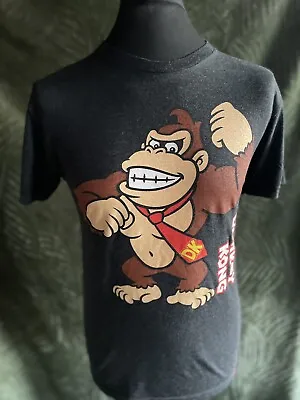 Buy Nintendo NY Mens Donkey Kong T-Shirt Grey Size Small • 14.99£