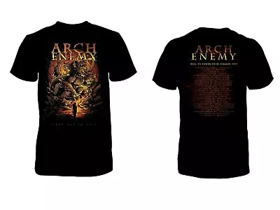 Buy ARCH ENEMY - First Day In Hell - Summer 2019 - T-Shirt - Größe / Size XL - Neu • 17.21£